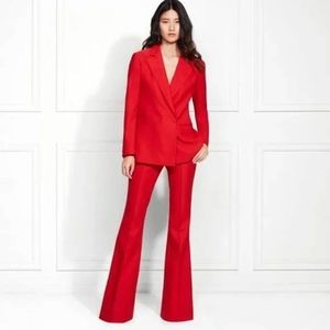 Rachel Zoe red trouser pants